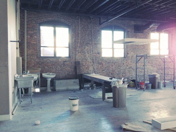 A very neat kitchen area being created here...