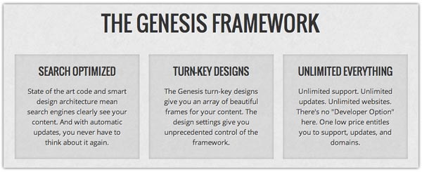 The Genesis WordPress Framework