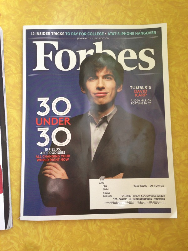 Cover, Forbes - January 2013