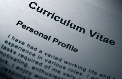 paper CV curriculum vitae