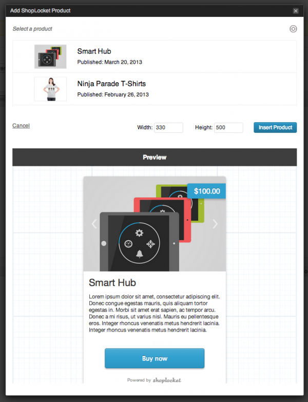 ShopLocket and WordPress