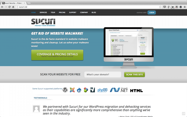 Security and protection for your WordPress site.