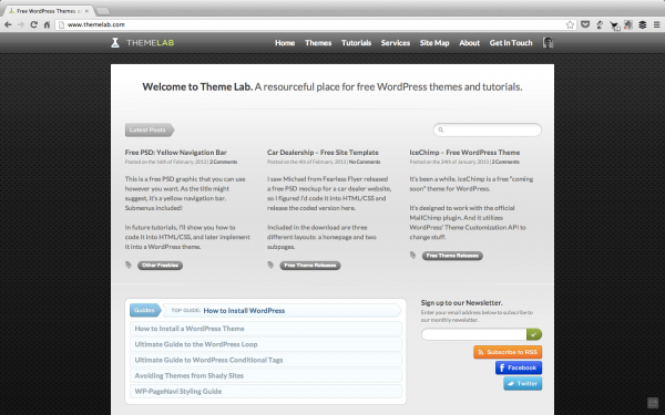 Themes and tutorials, and they're free!
