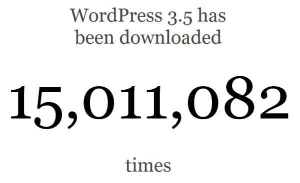 WordPress 3.5 Download Counter