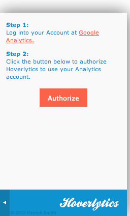 Authorize your Analytics account