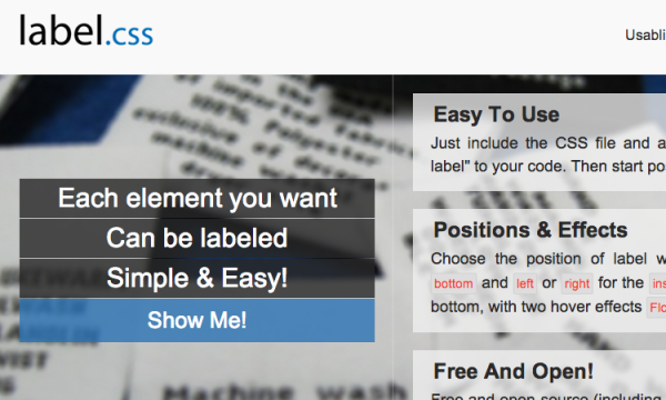 label-css-plugin-homepage-webdesign