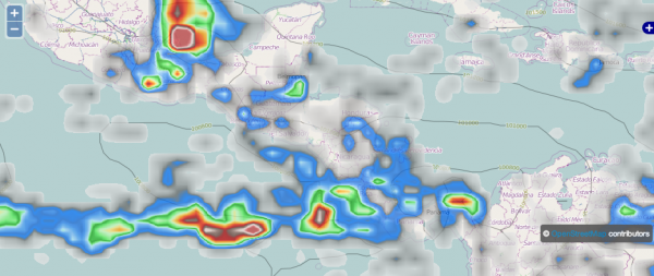 via OpenWeatherMap