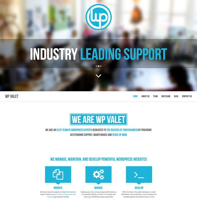 WP Valet WordPress Maintenance Services